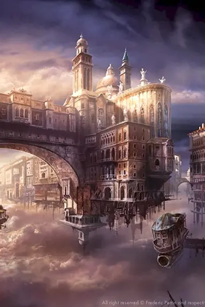 Anthony Brault Steampunk Art город
