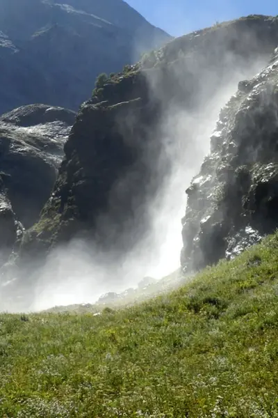 Чучхурский водопад Домбай