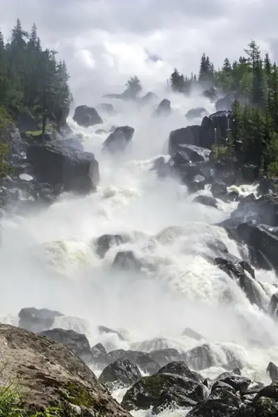 Чульчинский водопад Алтай