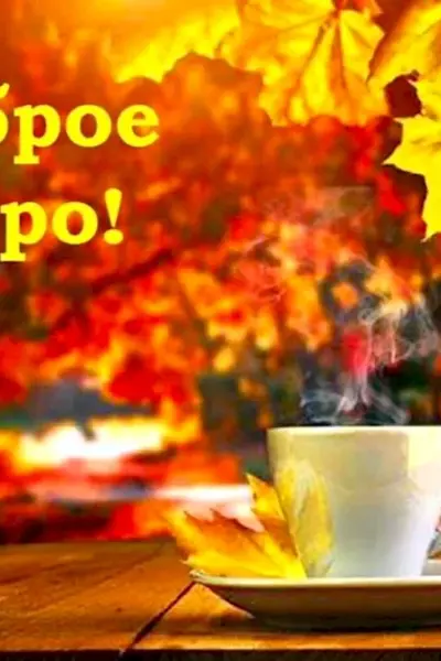 Доброе утро осень