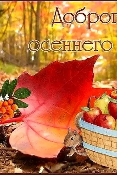 Доброго о сенноего дня