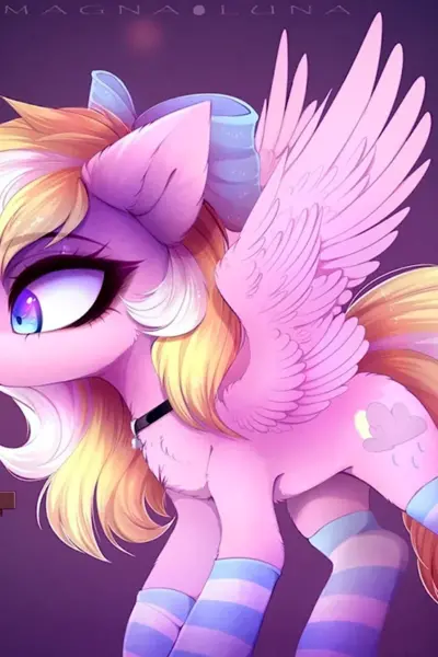 Magnaluna Fluttershy