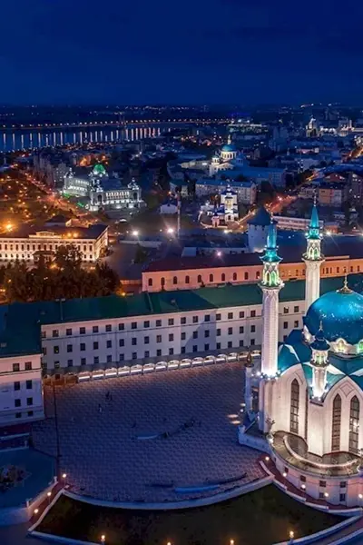 Ночная Казань — «огни Казани»