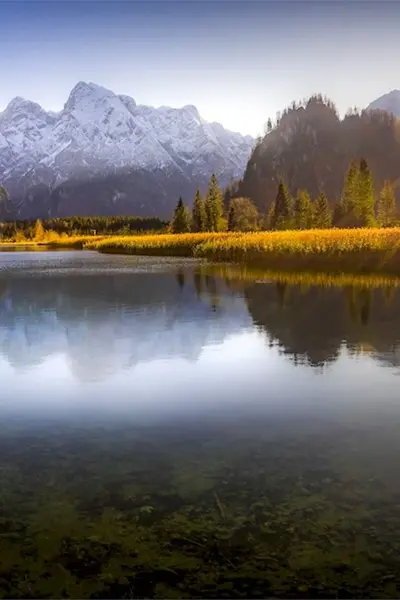Осень горы вода