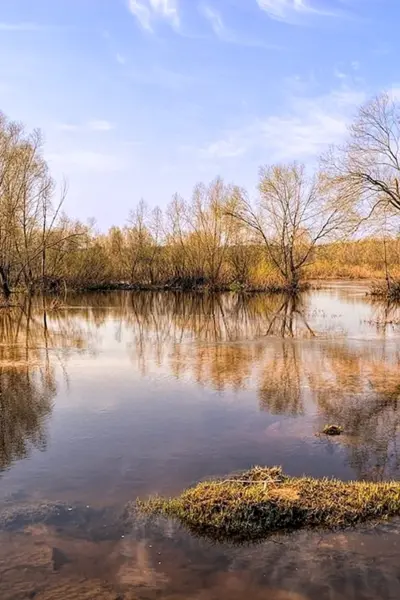 Половодье разлив реки