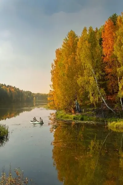 Река Тулва осень