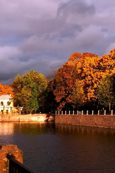 Санкт-Петербург осень Нева