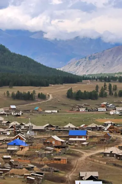 Село Джазатор горный Алтай