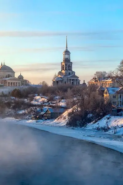 Торжок зимой Тверская область