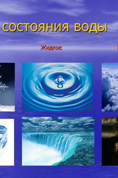 Три состояния воды