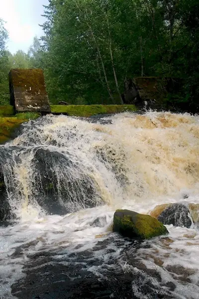 Водопад Прокинкоски Карелия
