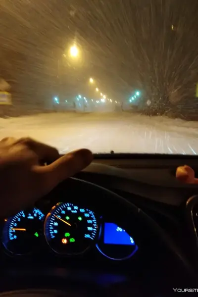 За рулем ночью