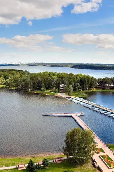 Беларусь Заславское водохранилище