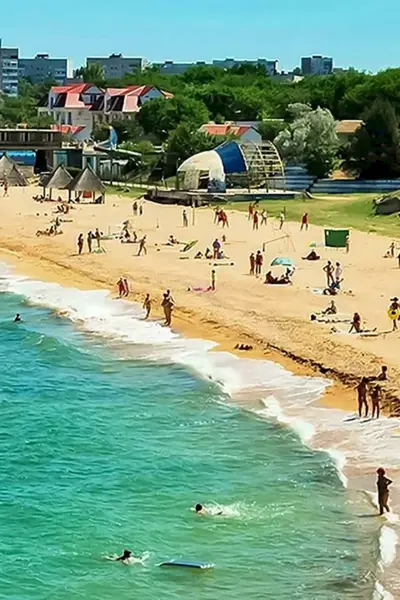 Крым Азовское море Щелкино