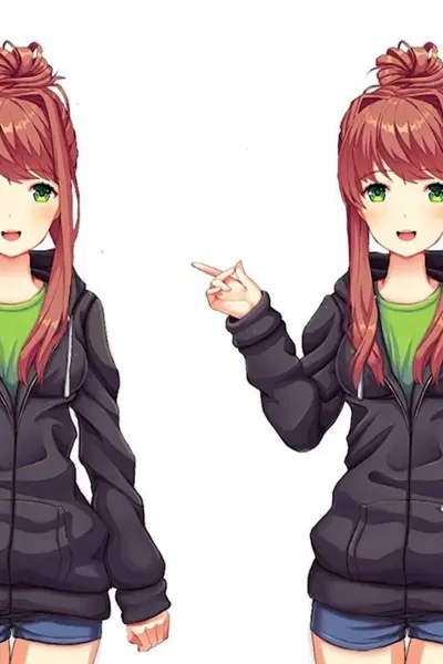 Моника DDLC спрайт