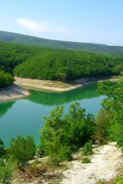 Новоульяновское водохранилище Крым