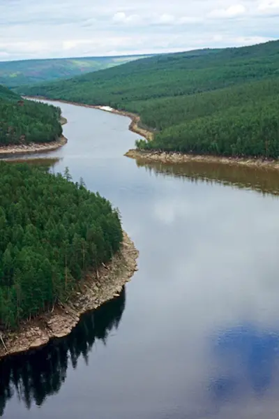 Река Алдан Якутия
