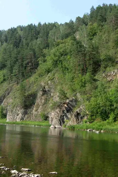 Река Инзер в Башкирии