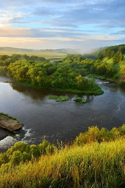 Река красивая меча Ишутинское Городище