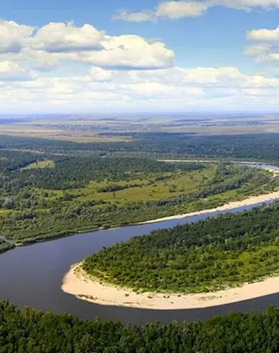 Река Сура в Пензенской области